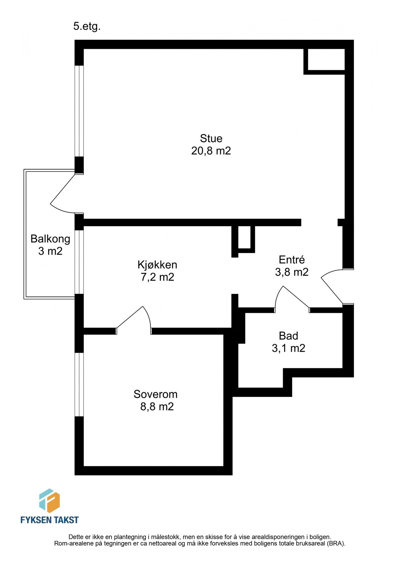 Gjør deg kjent med plantegningen. Galleribilde