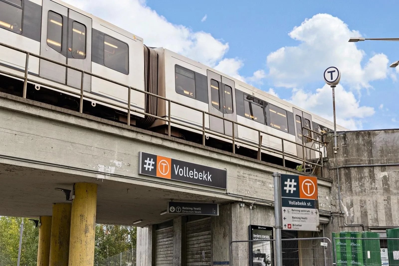 Vollebekk T - Ca 200m gange fra blokka Galleribilde