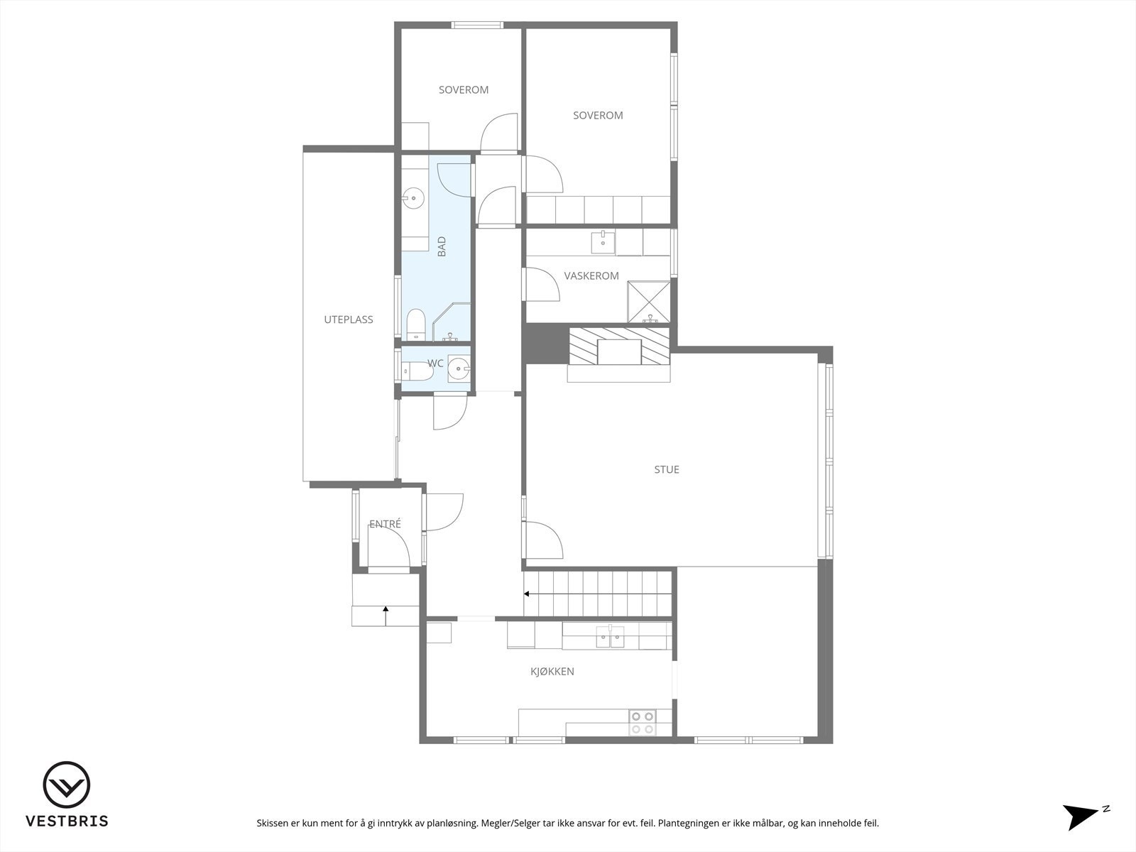 2nd floor 17 liarlundvegen kopervik without dim Galleribilde