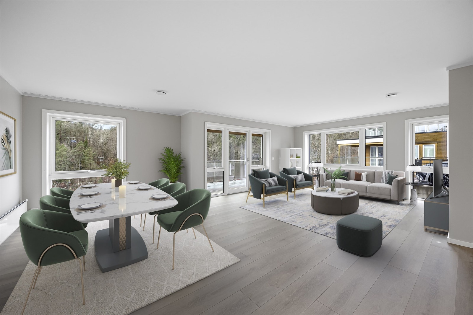 Rålekker leilighet med luftig og fin beliggenhet. Galleribilde