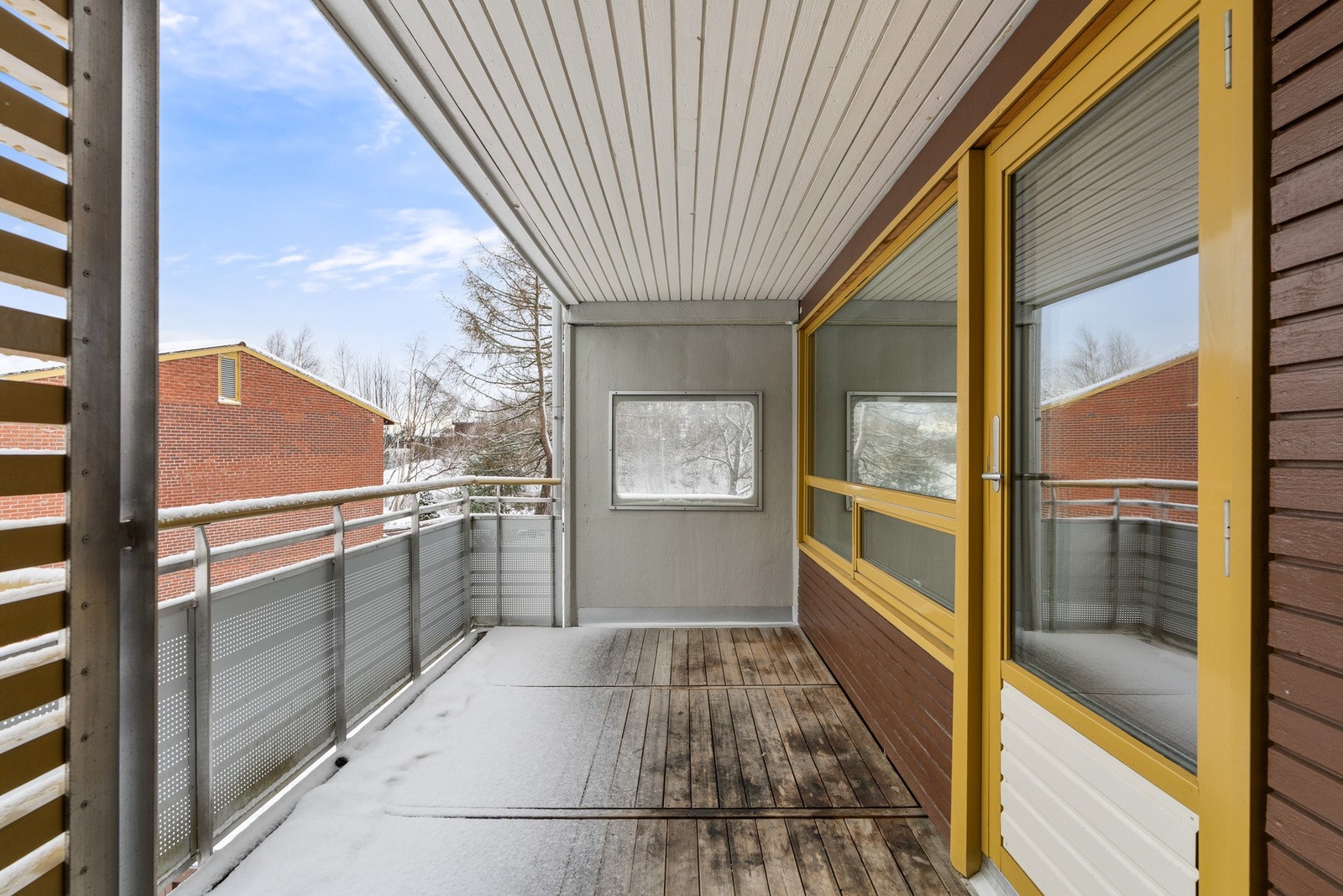 Verandaen er på 11 kvm. Galleribilde