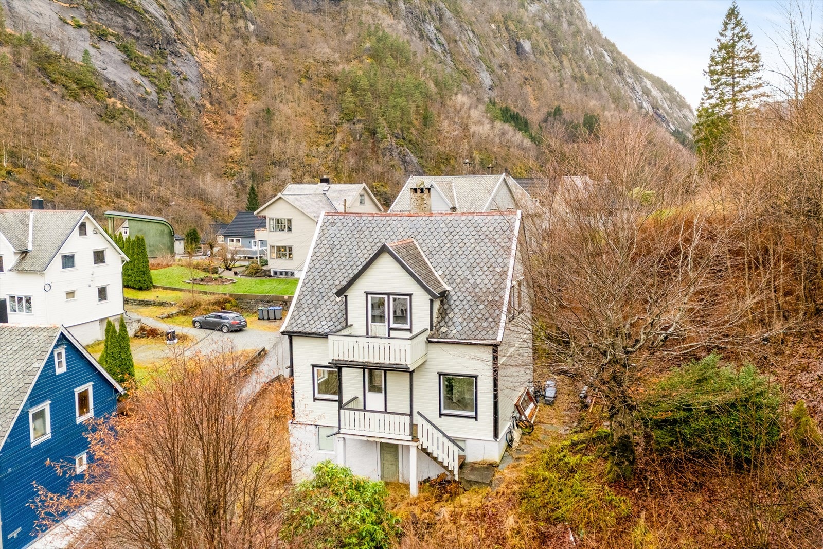 Dette er et område med god trygghet, lite trafikk og nærhet til skog og mark. Galleribilde
