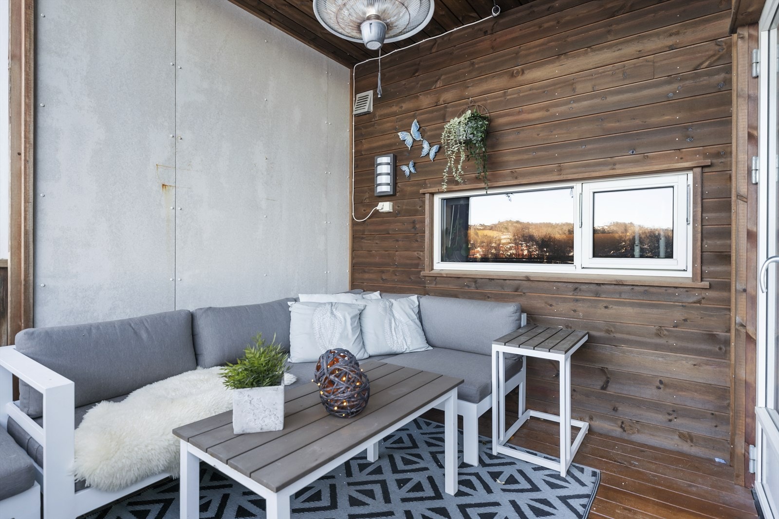 Her kan man nyte fine dager og kvelder. Galleribilde