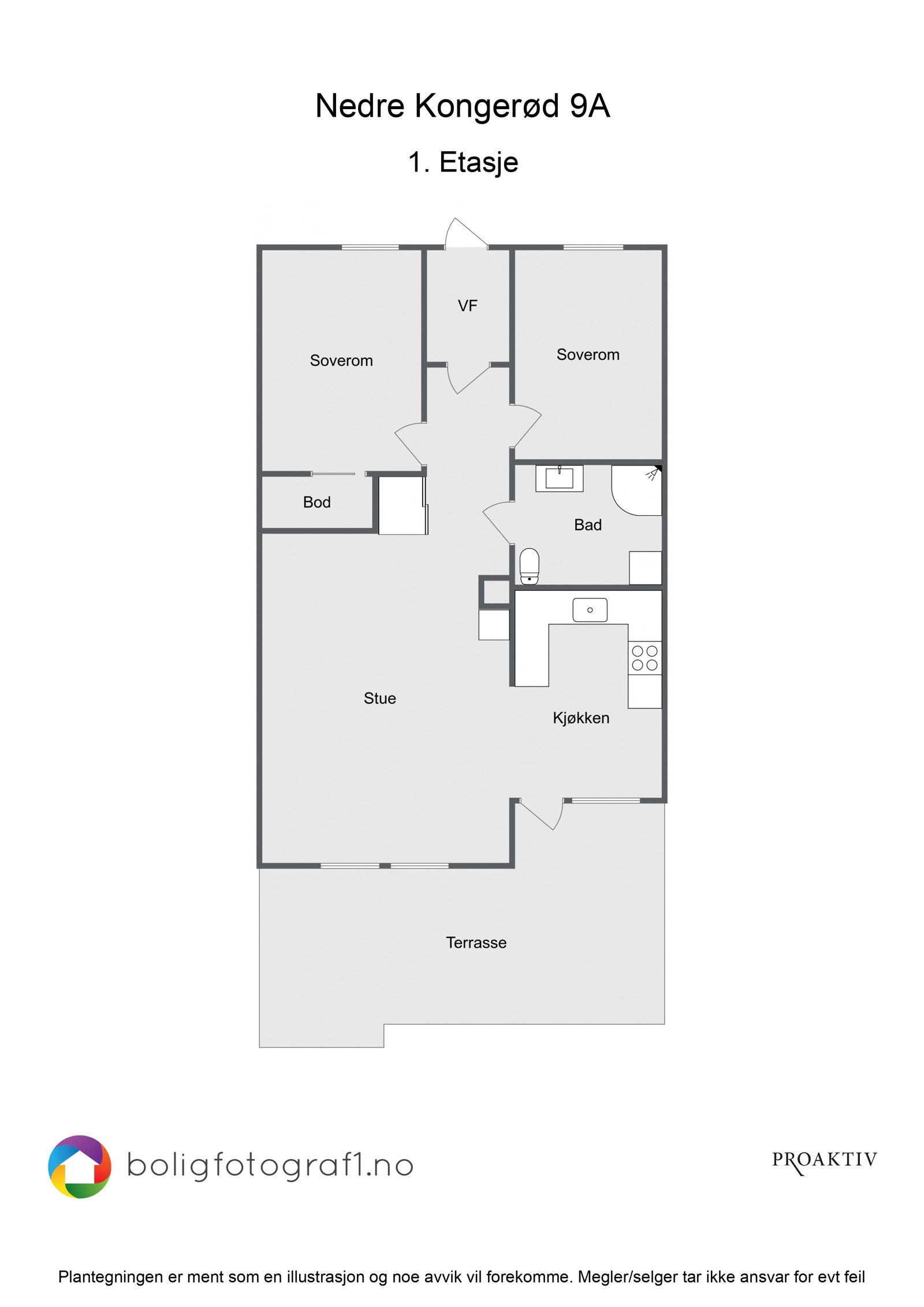 Plantegning Galleribilde