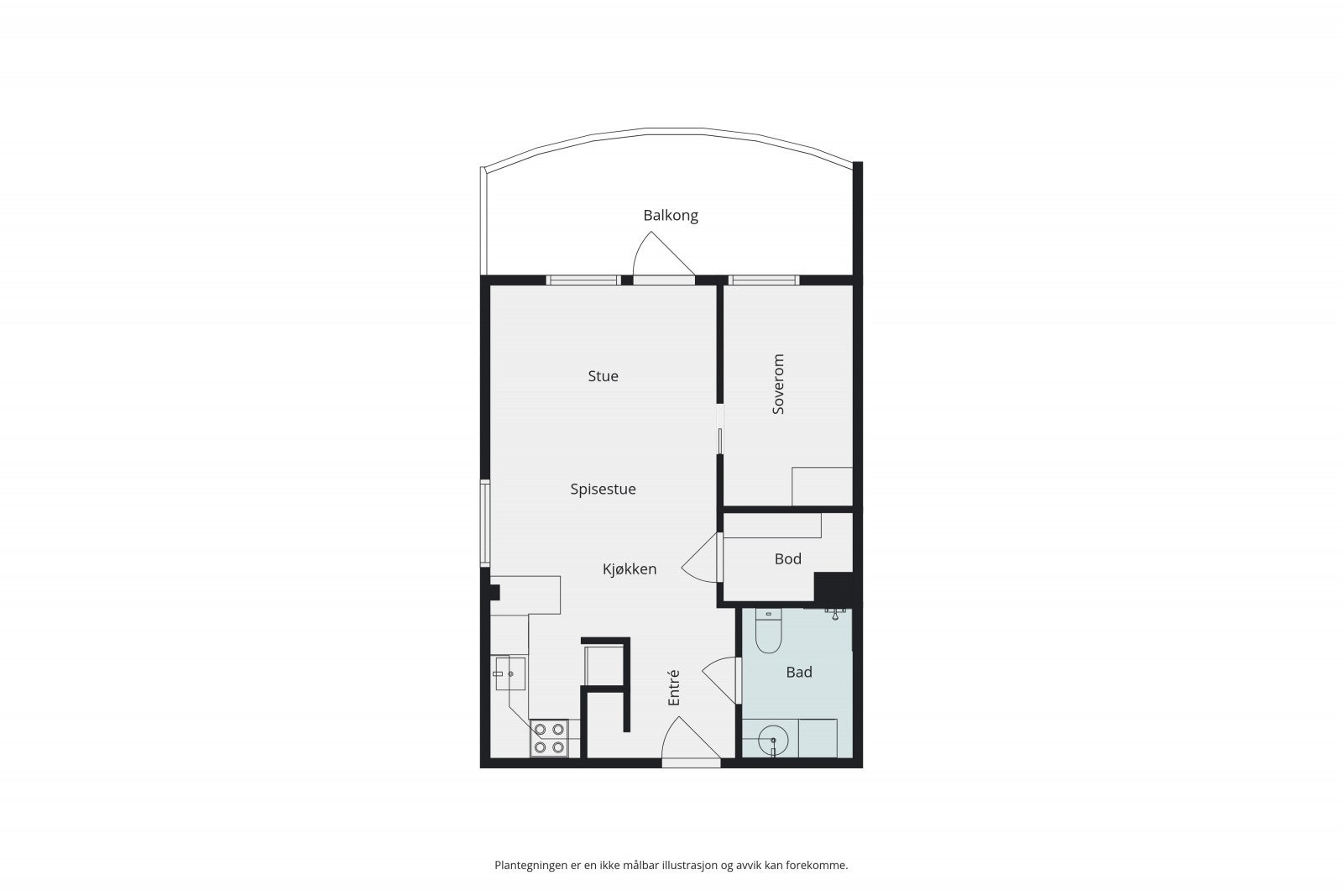 Plantegning - Segelckes vei 7 Galleribilde