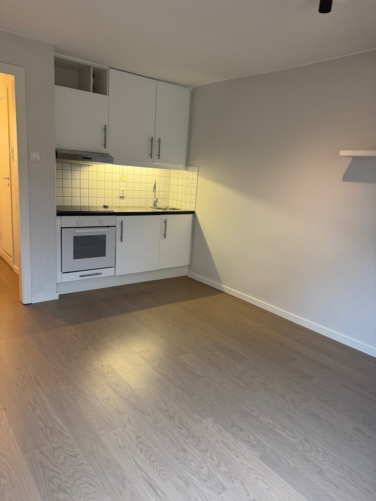 Praktisk kjøkken med medfølgende hvitevarer. Galleribilde