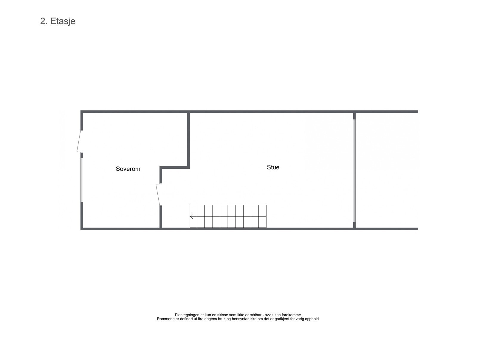 Plantegning - 2. etasje Galleribilde