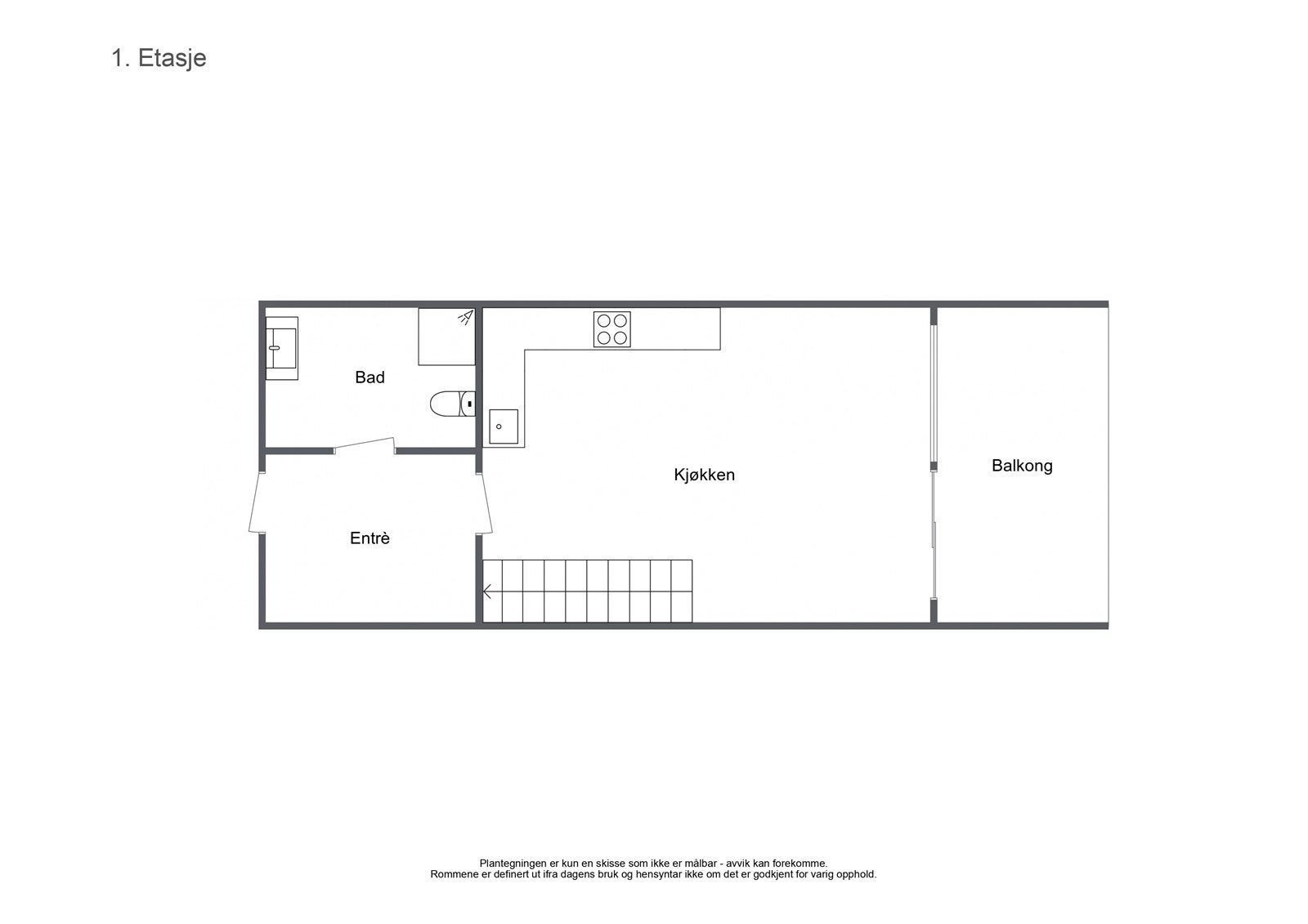 Plantegning - 1. etasje Galleribilde