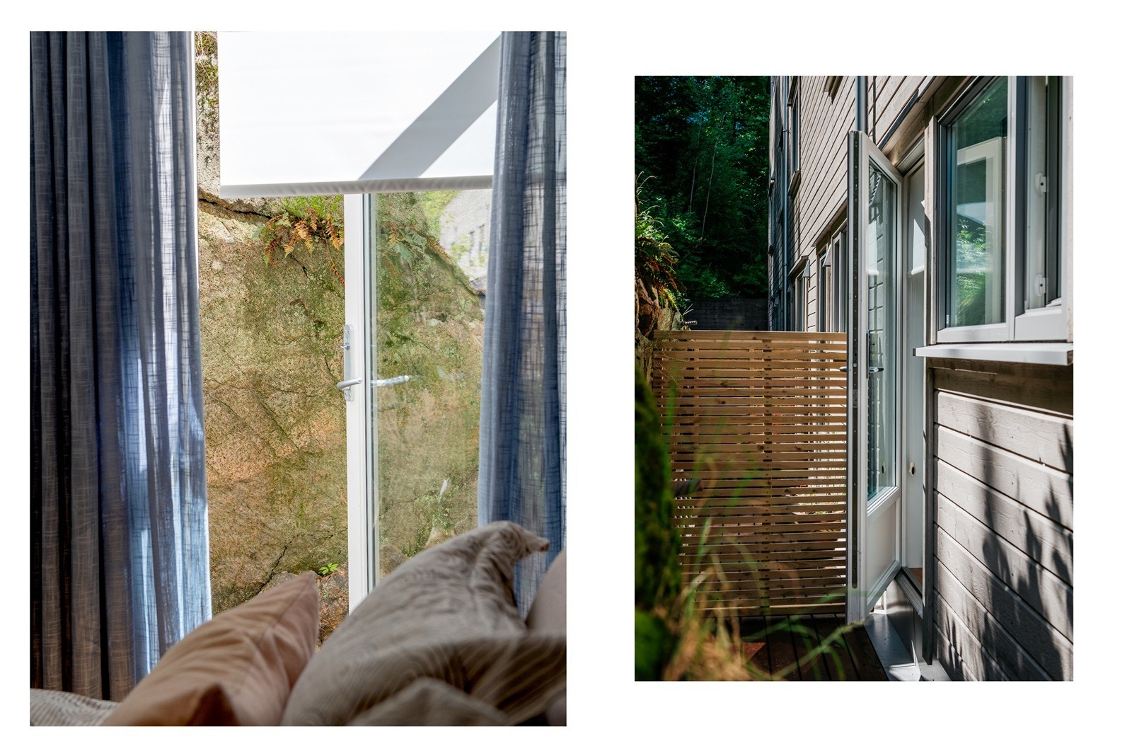 Terrassen er på størrelse med en balkong i Oslo Galleribilde