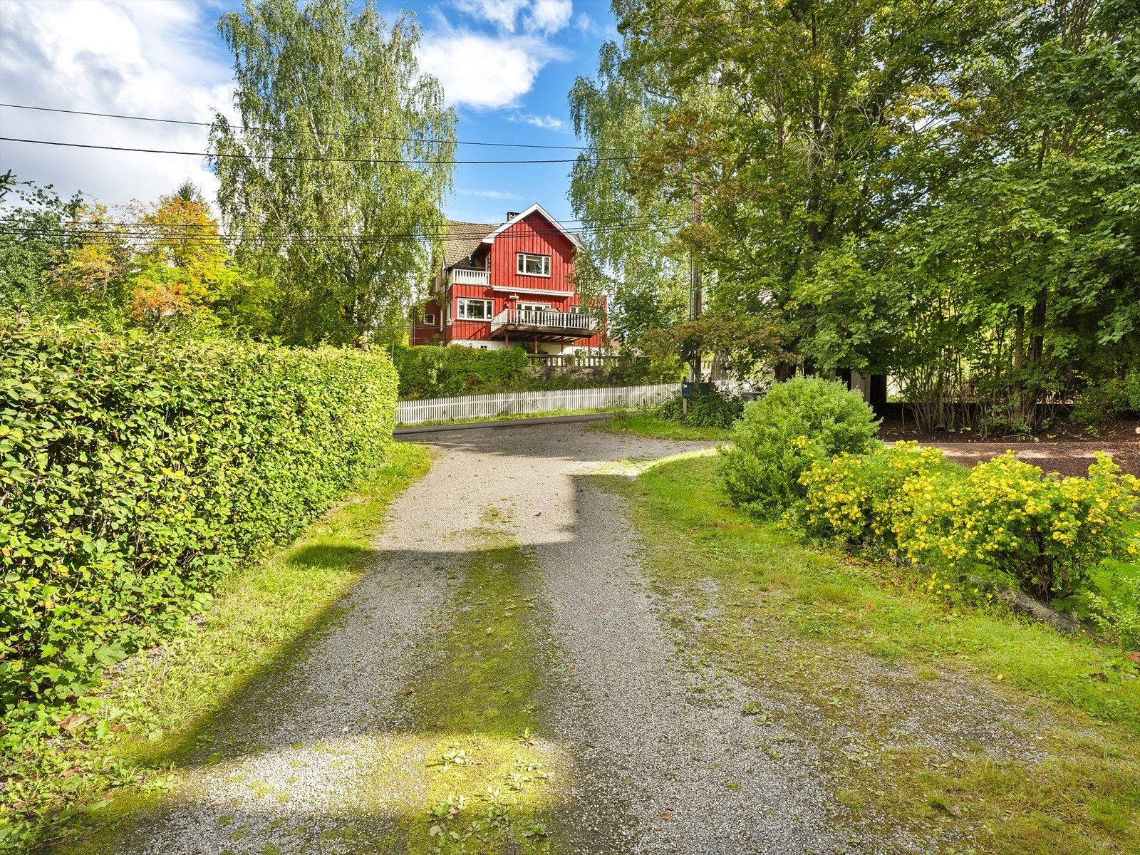 Et grønt og hyggelig nabolag med god atmosfære. Galleribilde