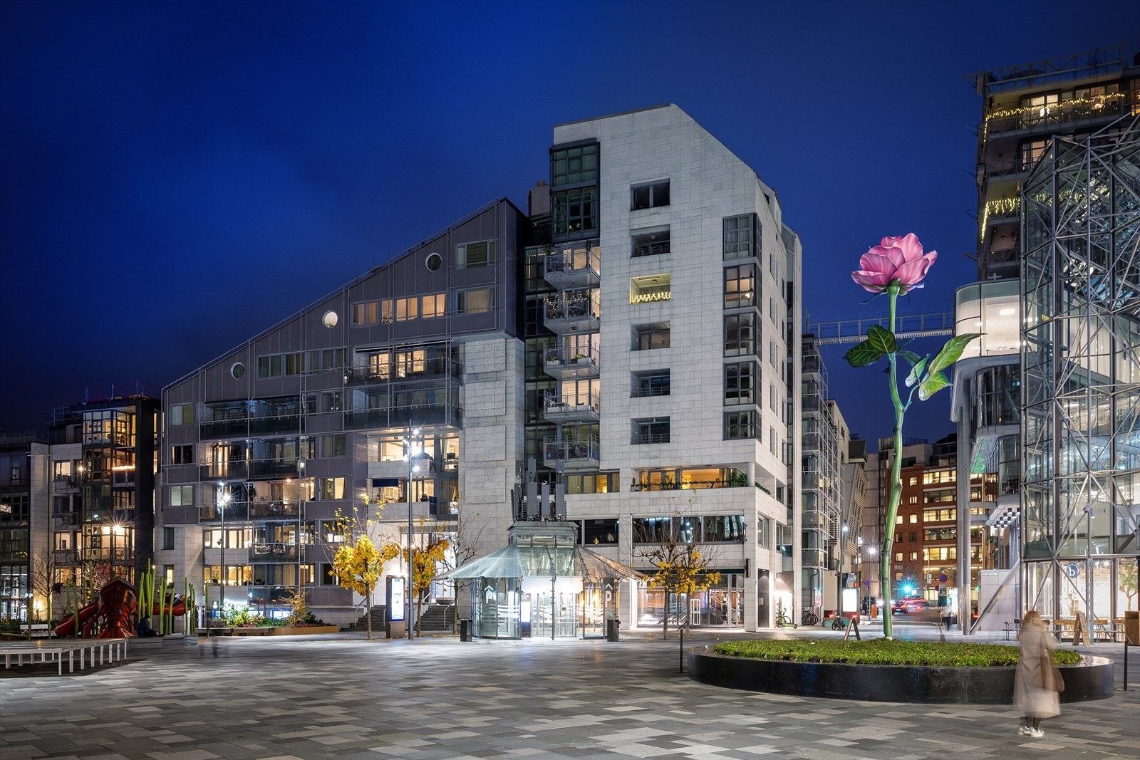 Sameiet er en del av et større samarbeid som sikrer vedlikehold av felles tekniske anlegg og uteområder. Galleribilde