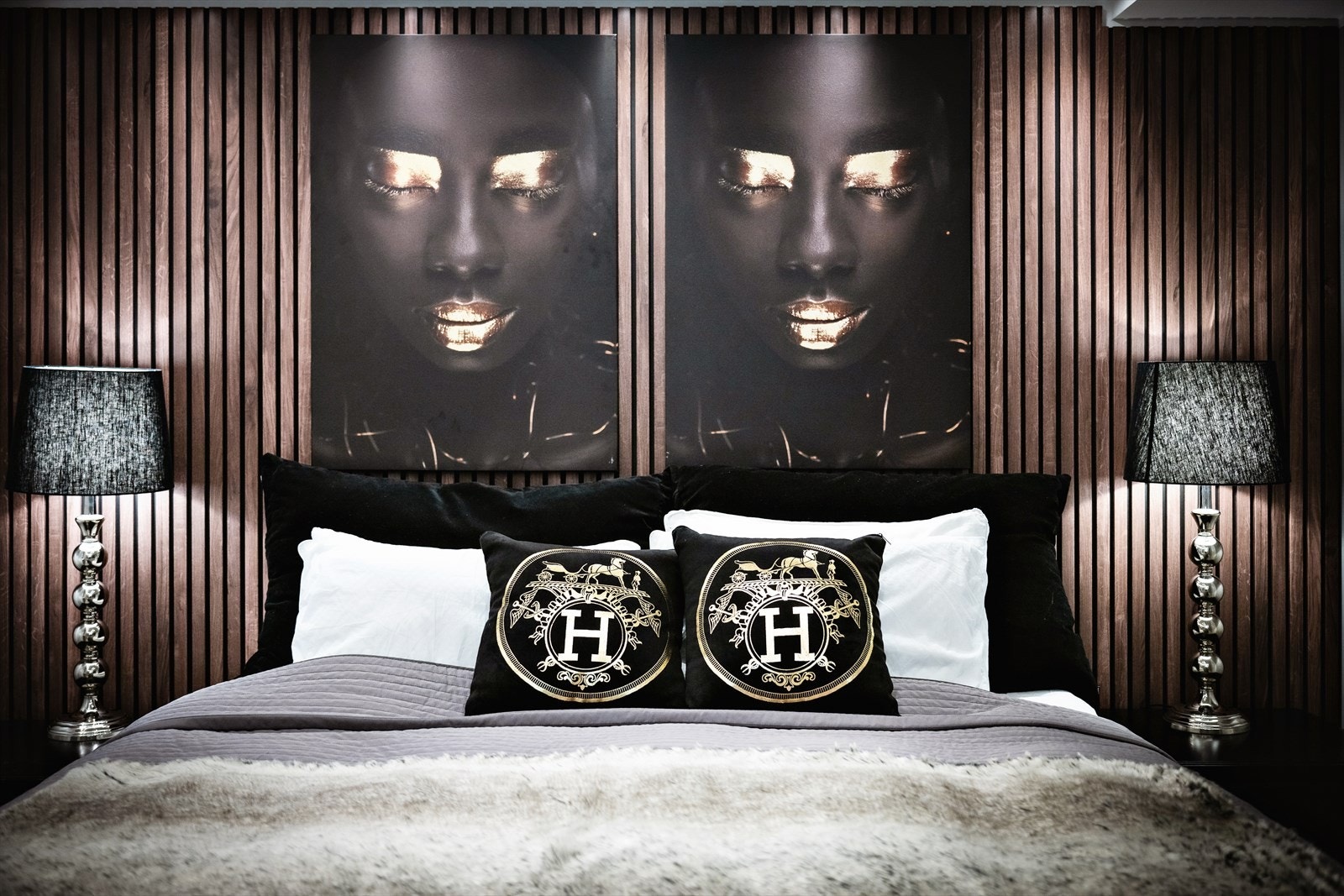 Hovedsoverommet er designet for komfort og har en gjennomført estetikk. Galleribilde