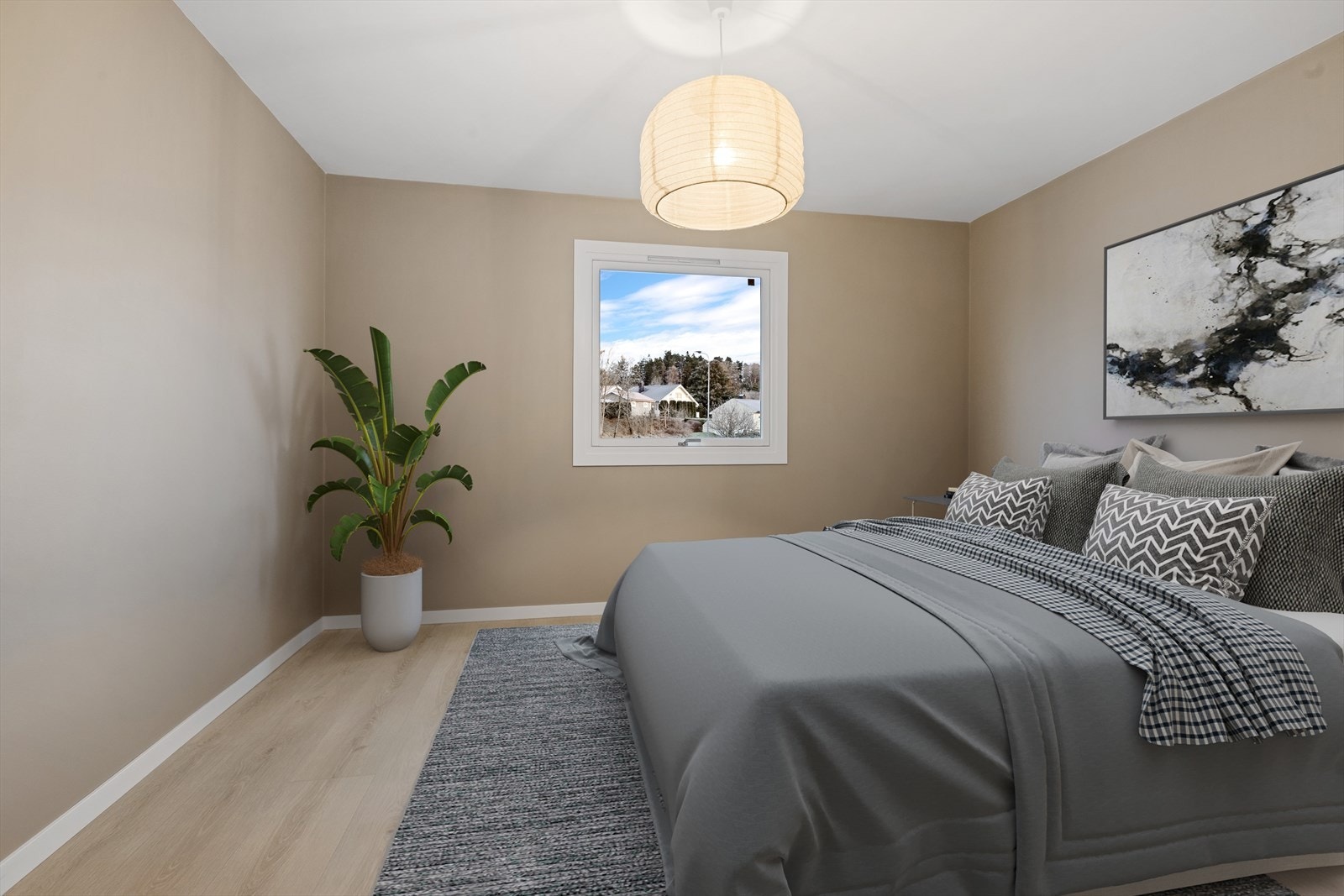 Digitalt stylet soverom Galleribilde