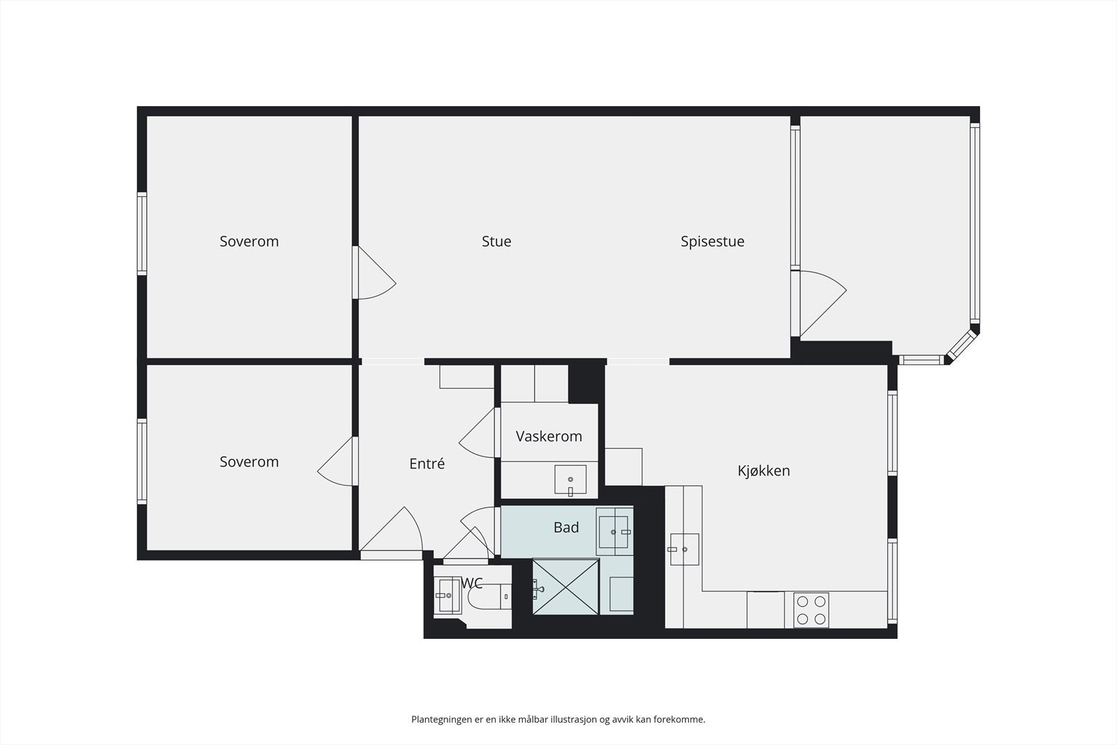 Plantegning Galleribilde