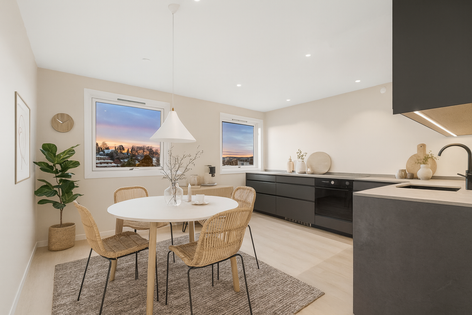 Kjøkken digitalt stylet Galleribilde