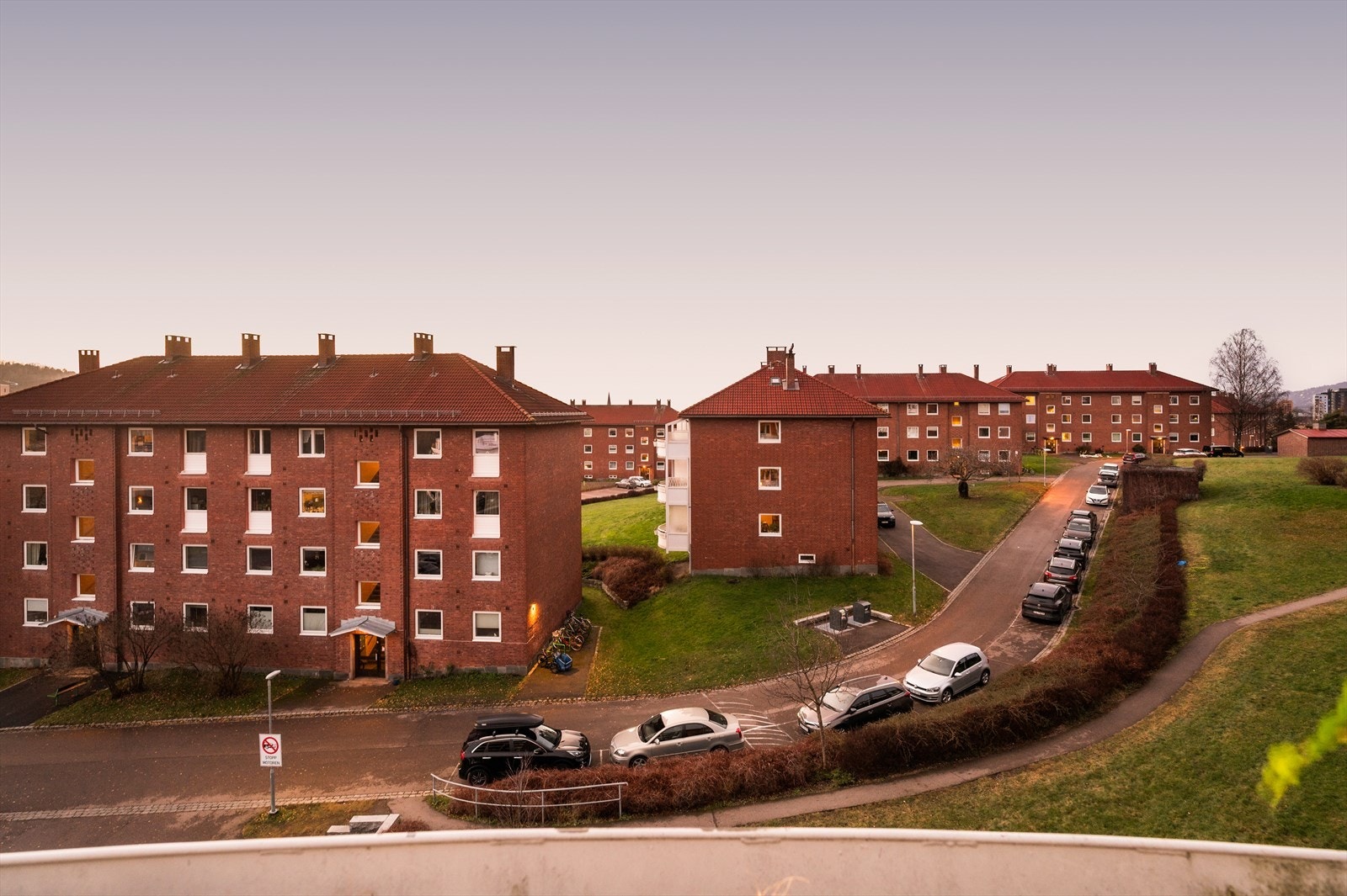 Utsikt fra balkongen. Galleribilde