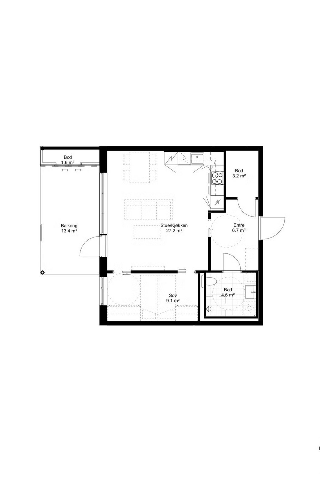 Plantegning Galleribilde