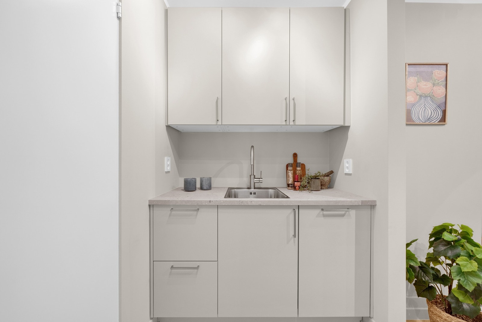 Hybel - Kjøkken. Galleribilde