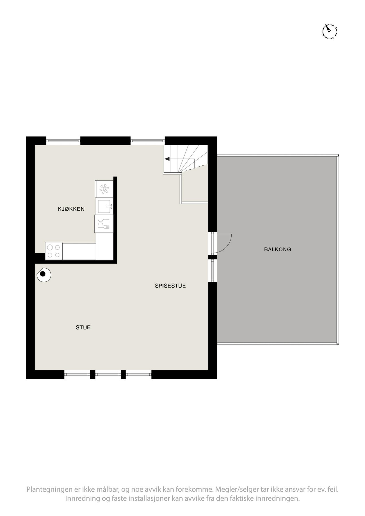 Plantegning 2. etasje Galleribilde