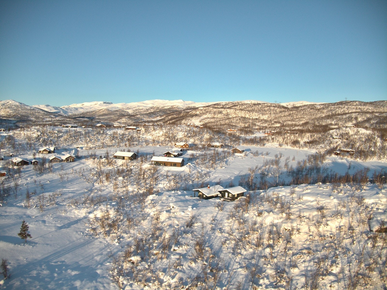 Her ligger man skjermet til uten naboer tett på. Galleribilde