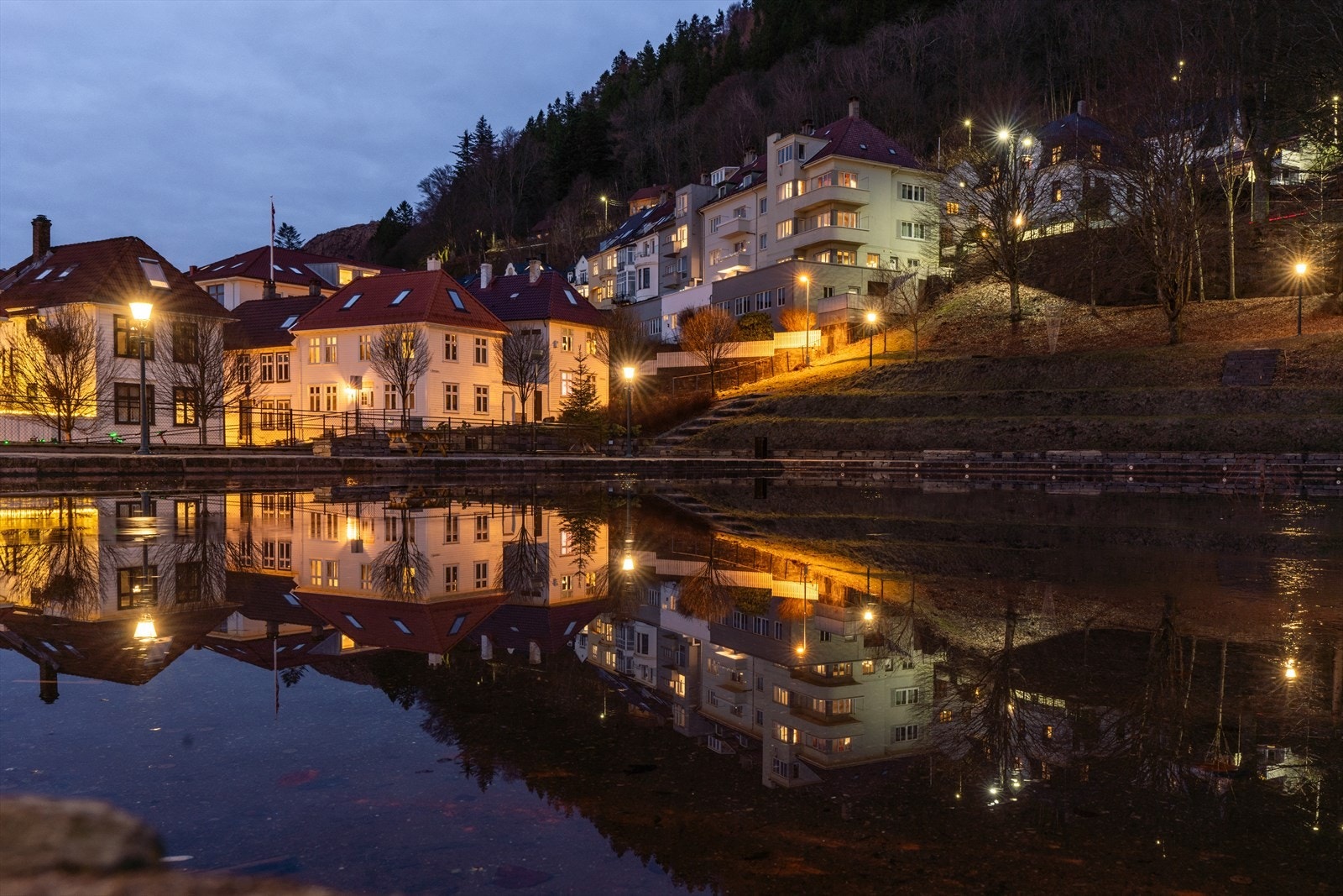Fasade sett fra Skansedammen Galleribilde