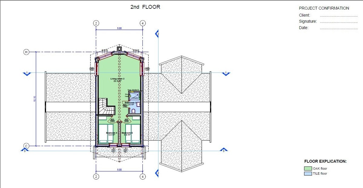 Plantegning 2.etg Galleribilde