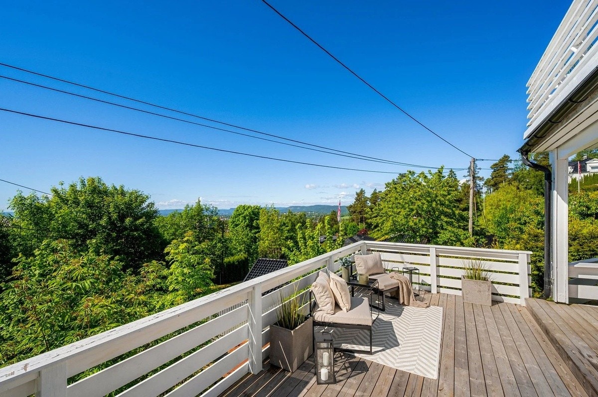 Utsikt fra terasse Galleribilde