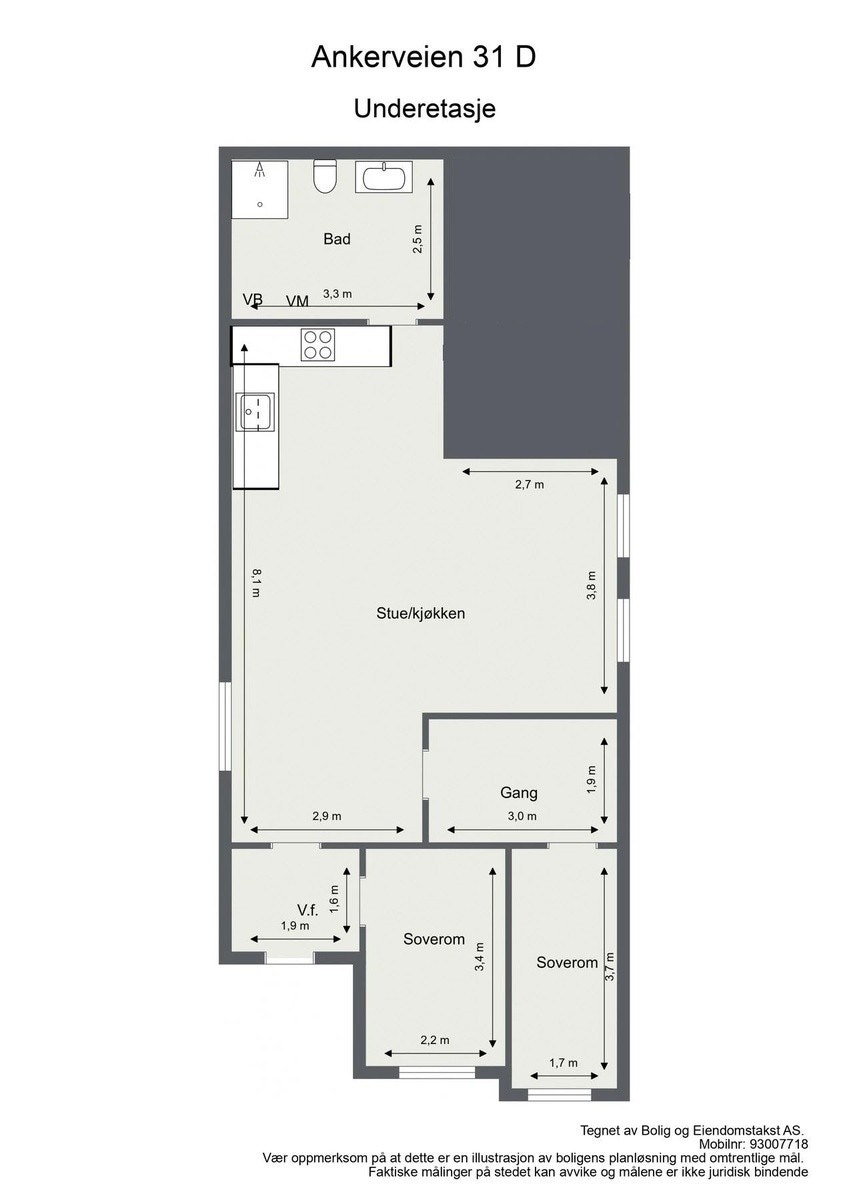 Plantegning Galleribilde