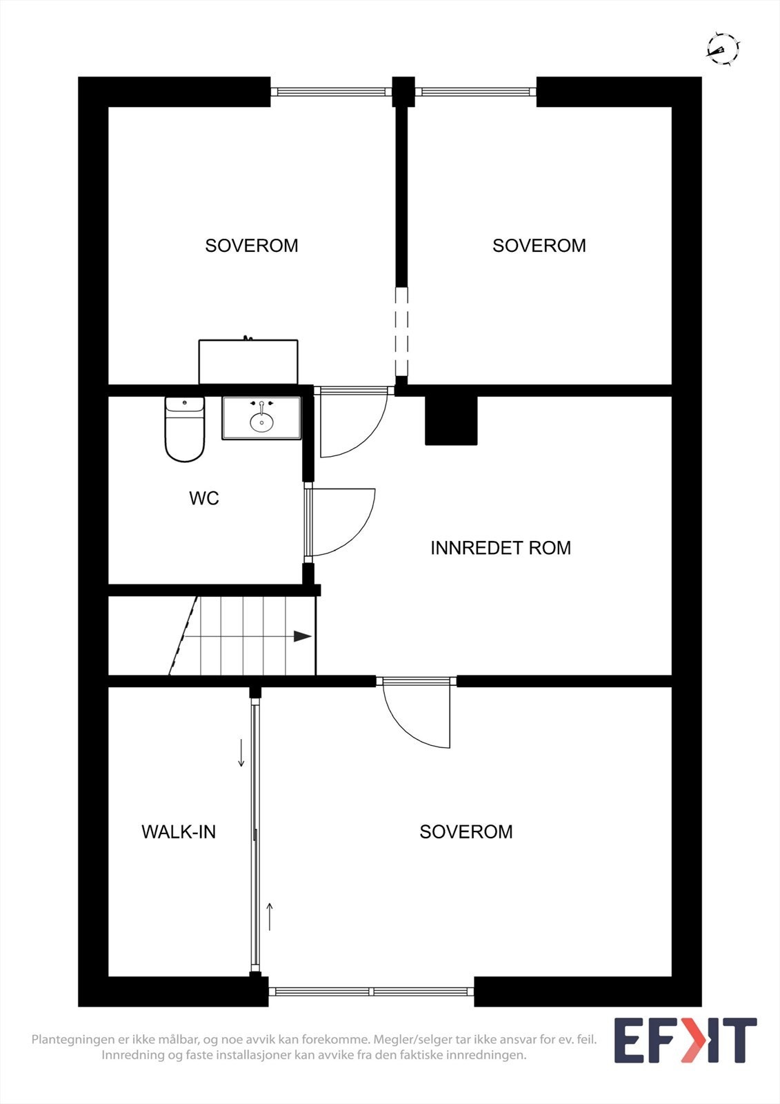 Plantegning 2.etg. Galleribilde