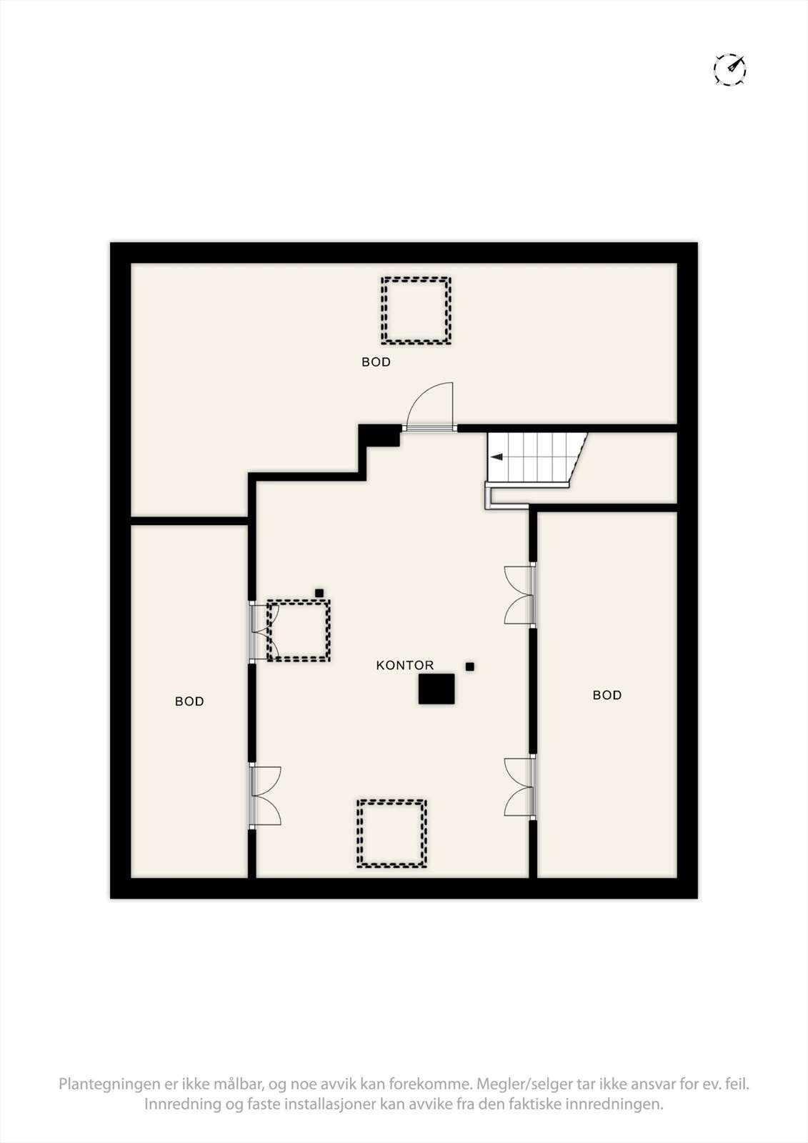 Planskisse loft Galleribilde