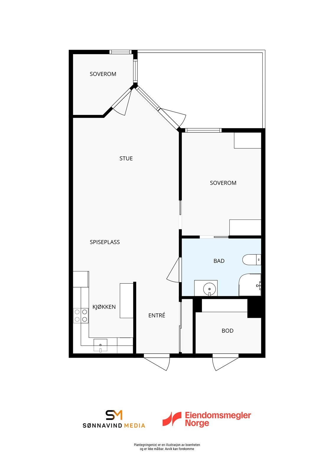 Plantegning Galleribilde