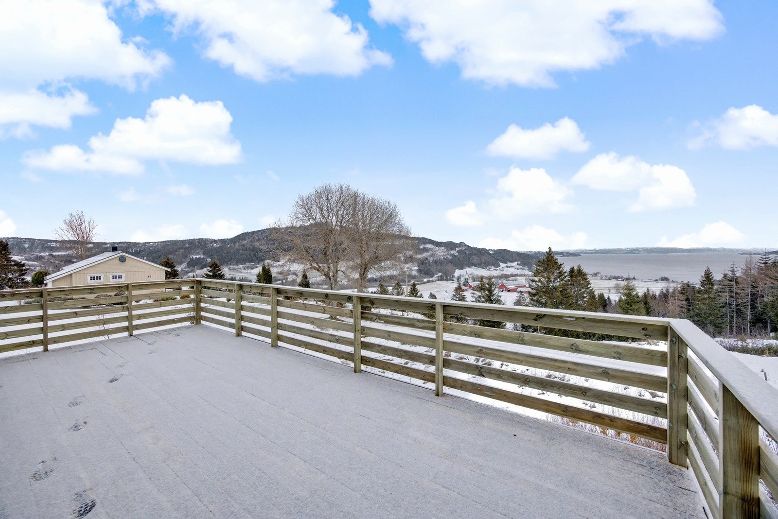 Terrassen ble oppført i 2025. Galleribilde