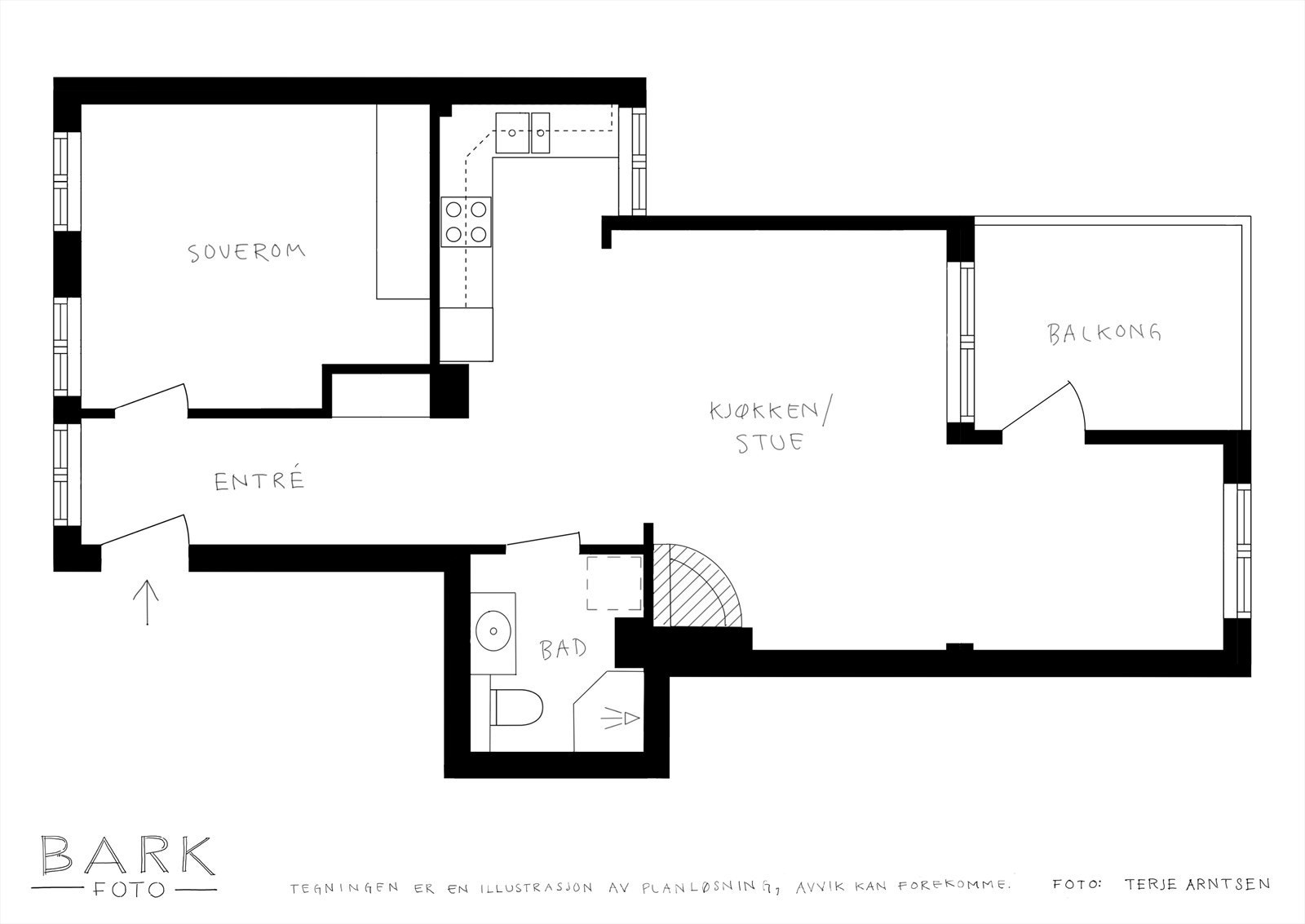 Plantegning Galleribilde