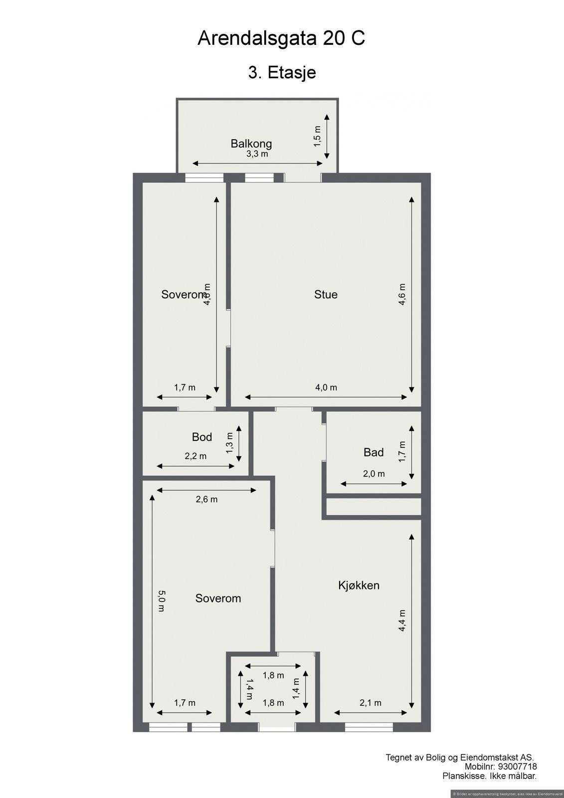 Plantegning Galleribilde