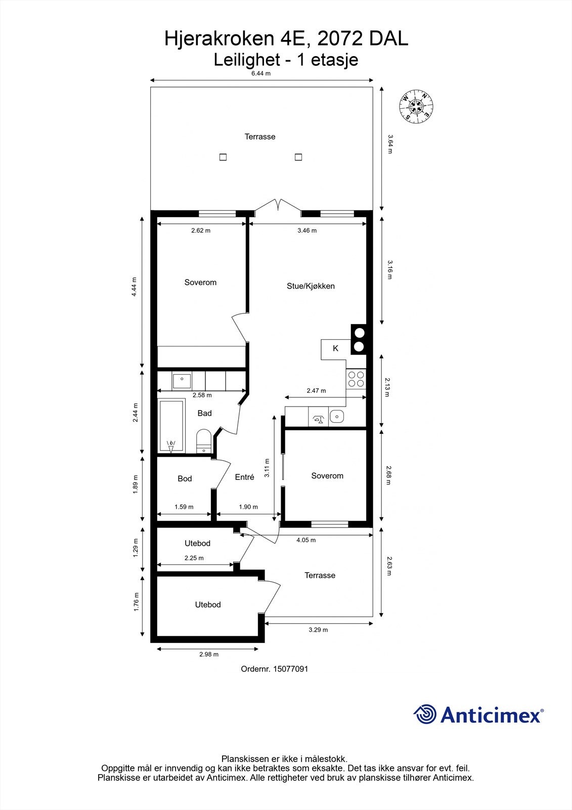 Plantegning Galleribilde