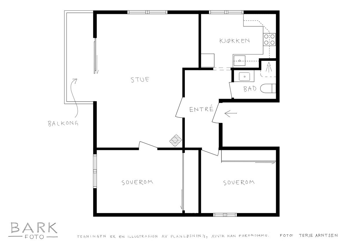 Meget praktisk planløsning Galleribilde