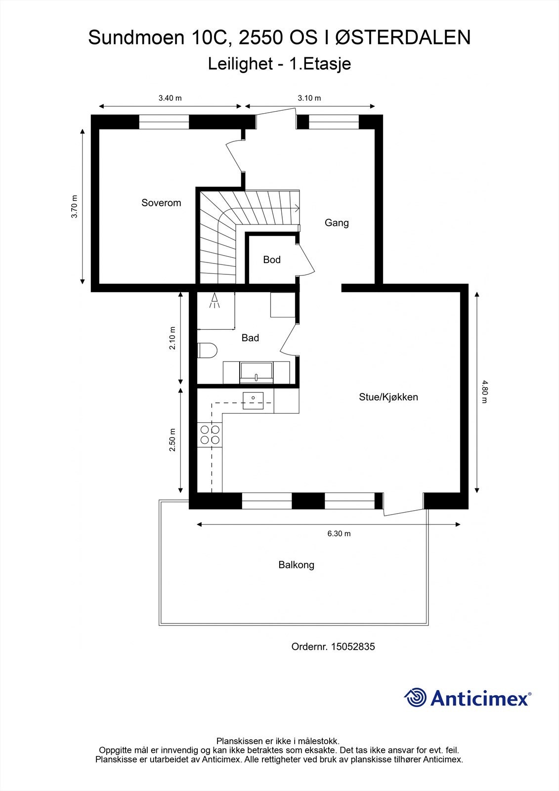 plantegning 1. etasje Galleribilde
