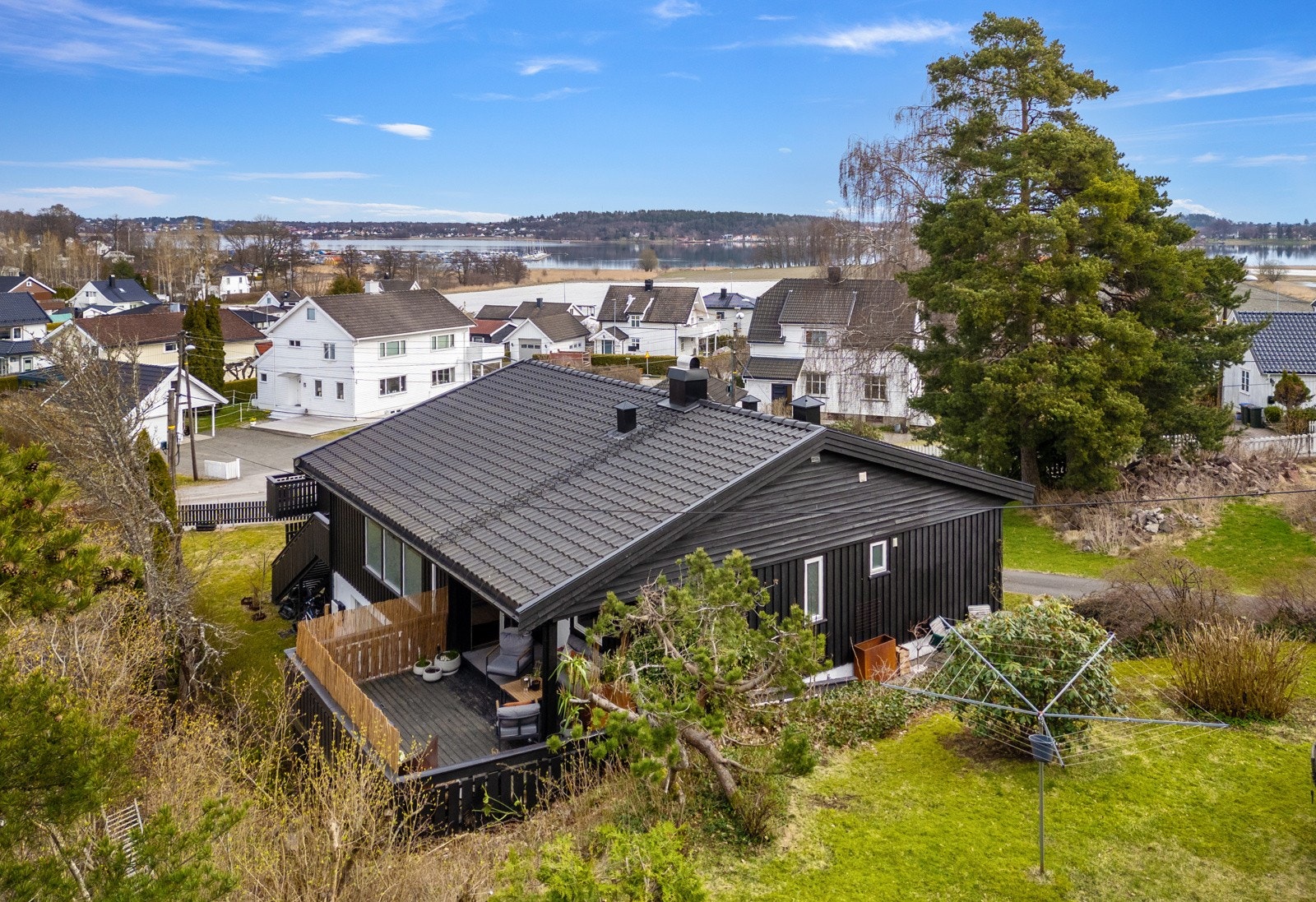 Beliggende på populære Teie Galleribilde