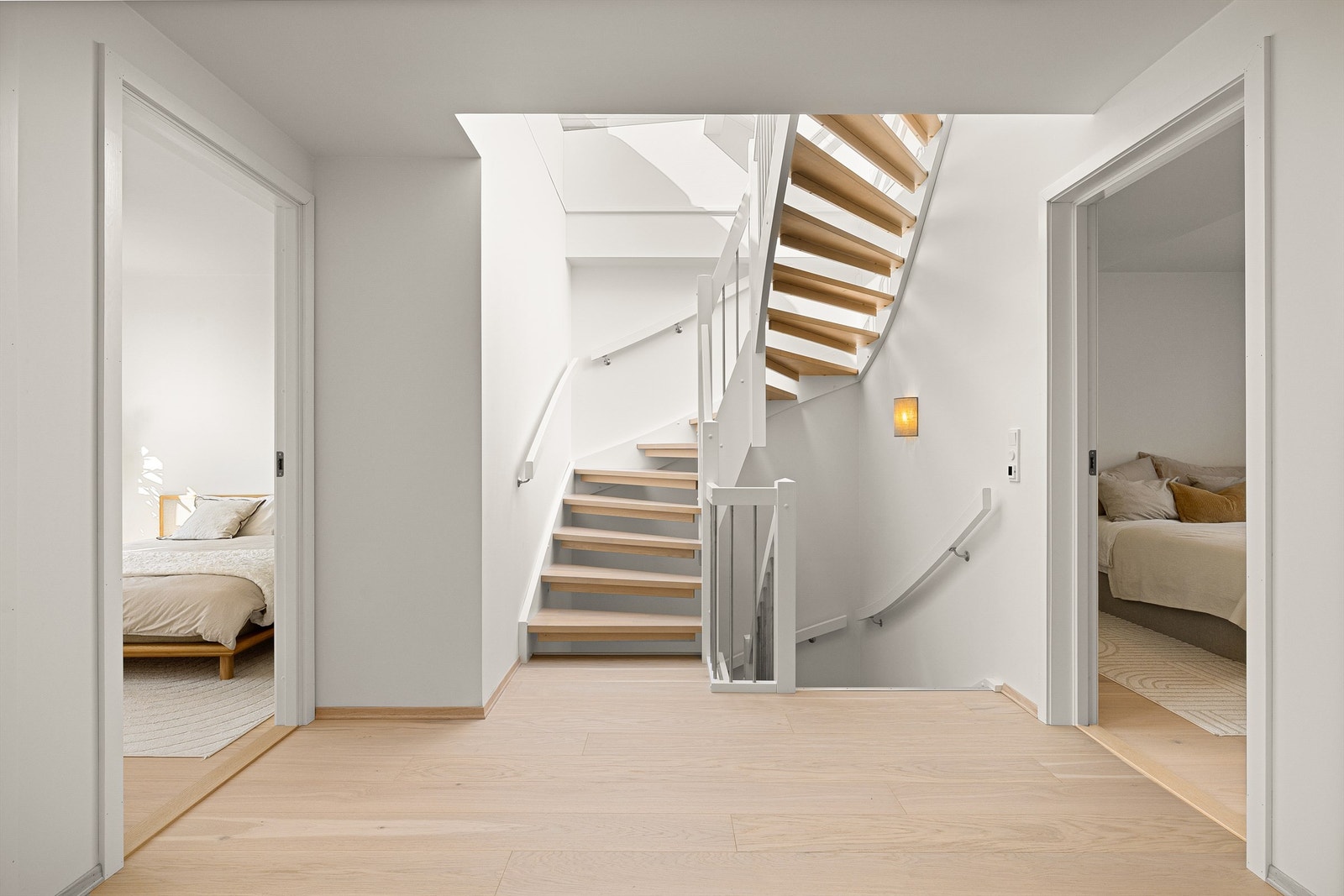 Mulighet for opptil fire soverom på én flate er spesielt gunstig for en familie med små barn. Galleribilde