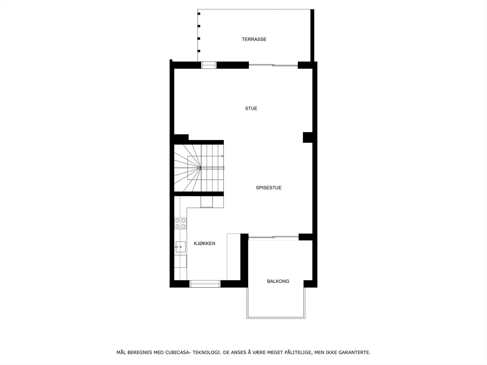 Veiledende skisse av første etasje. Galleribilde