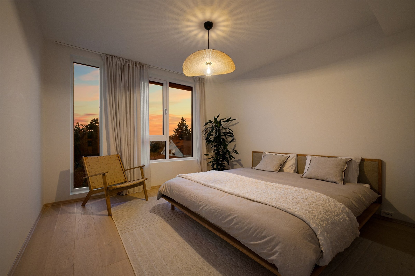 Soverommene er samlet på én flate i andre etasje. Galleribilde