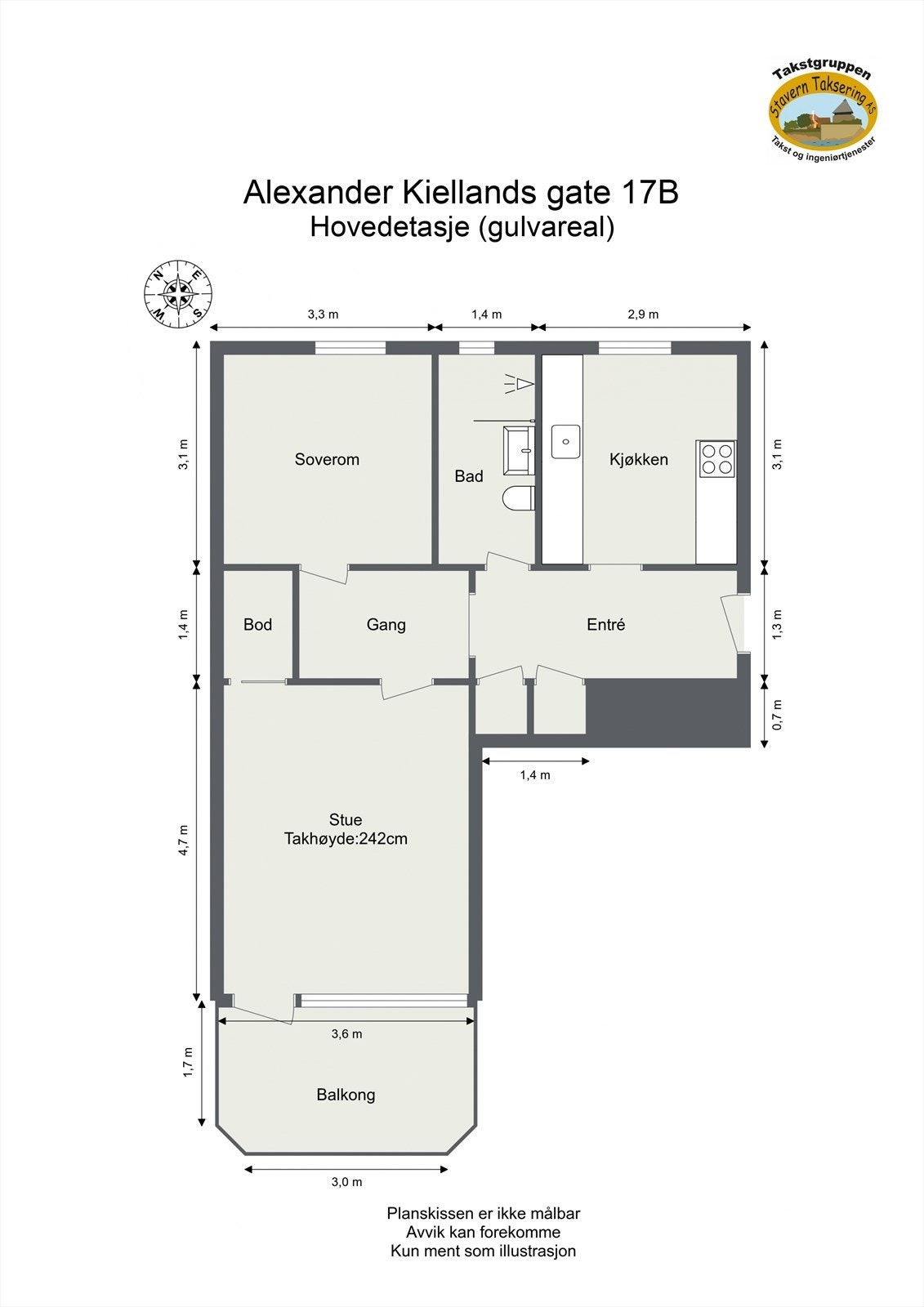 Plantegningen - I tillegg medfølger det to boder på totalt 8 m². Galleribilde