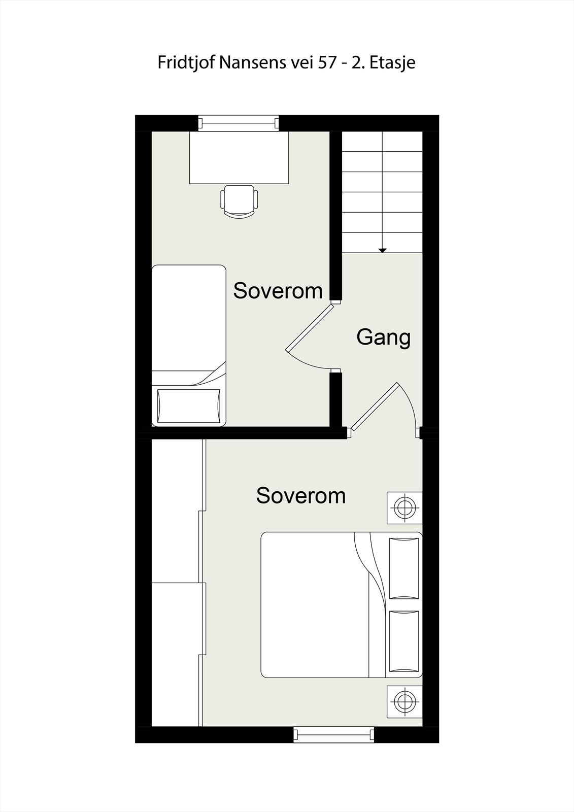 Plantegning - 2.etasje Galleribilde