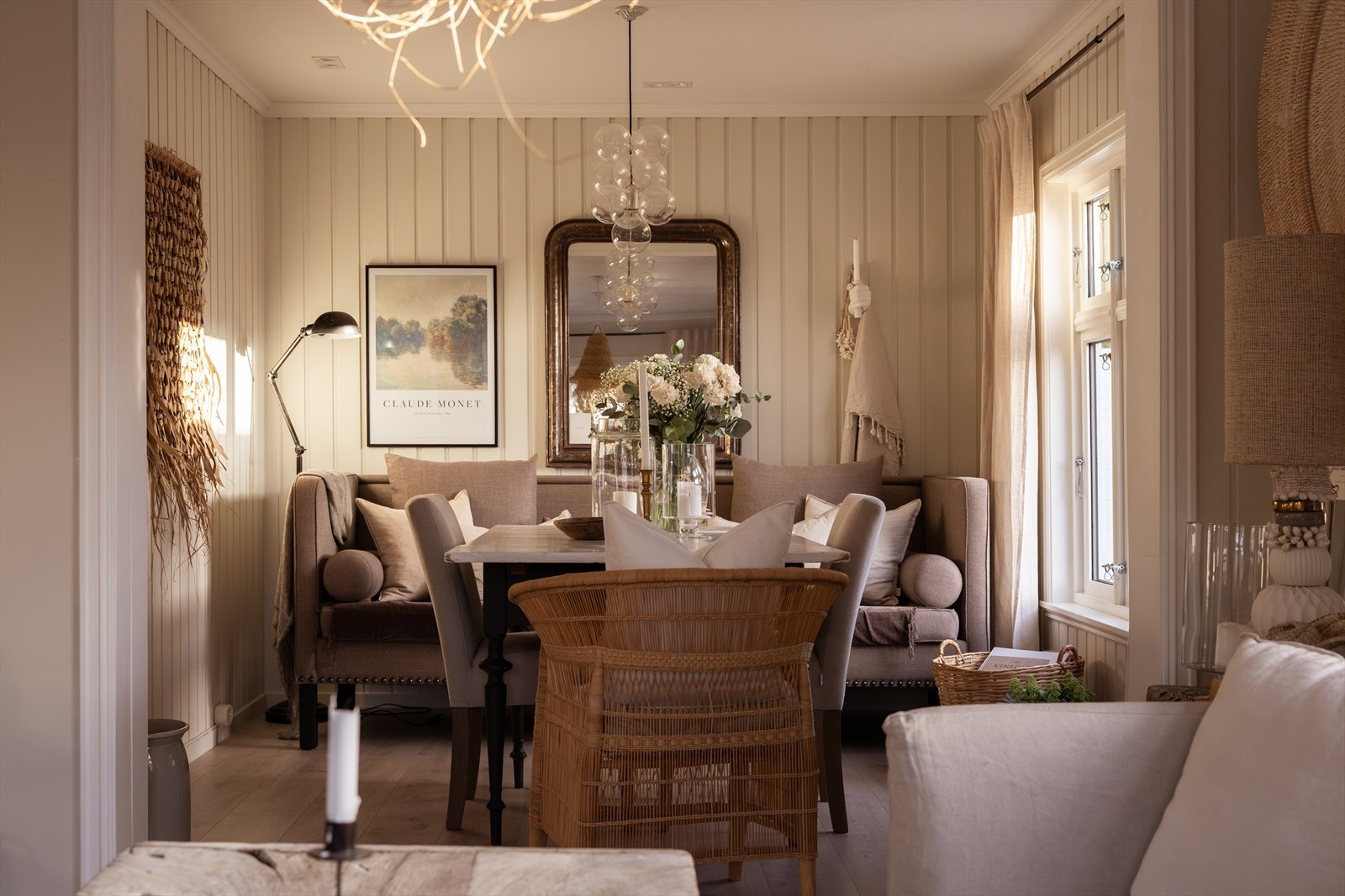 Her kan du enkelt dele inn soner til spisestue, sofakrok og annet opphold. Galleribilde