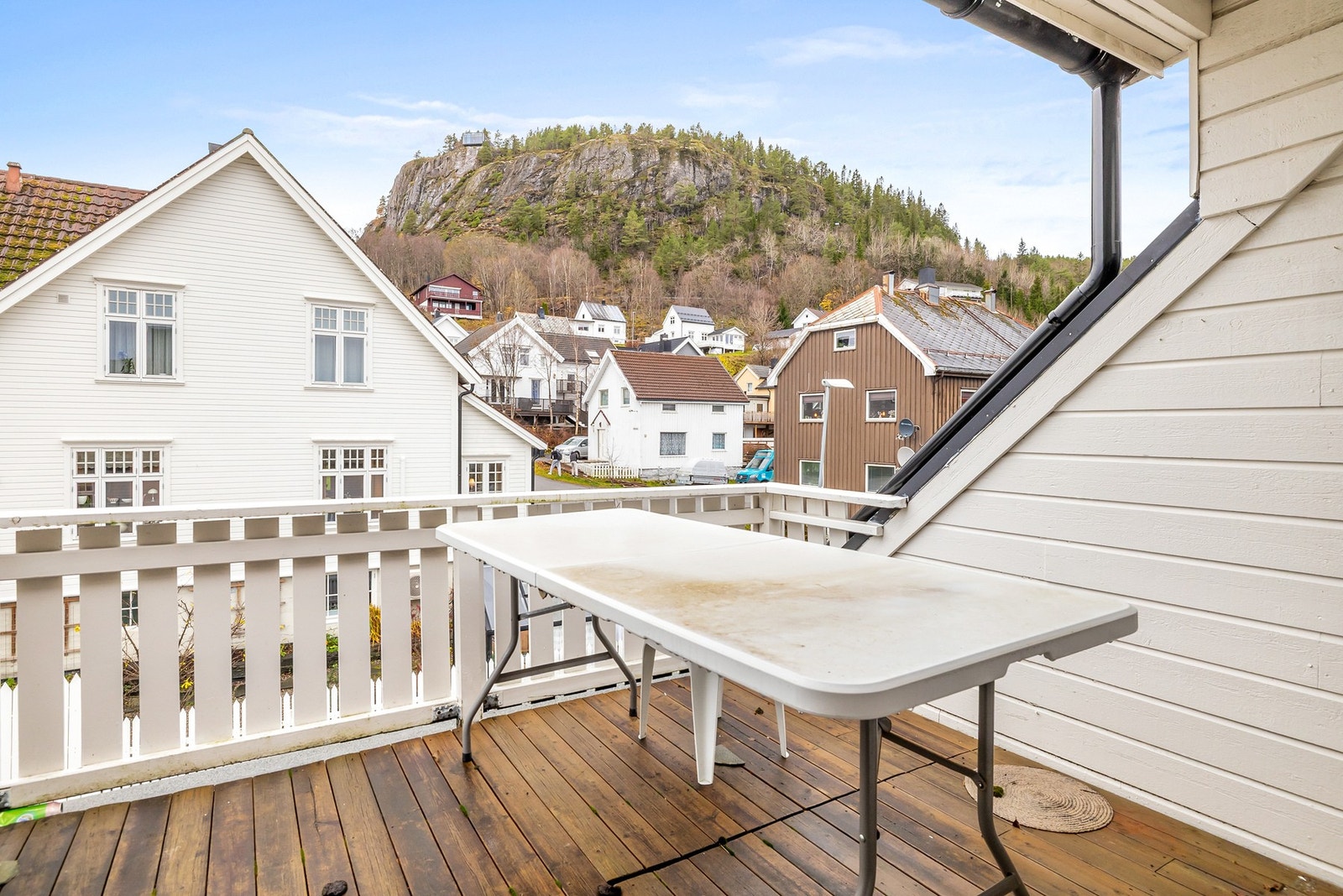 Balkong på loft. Galleribilde