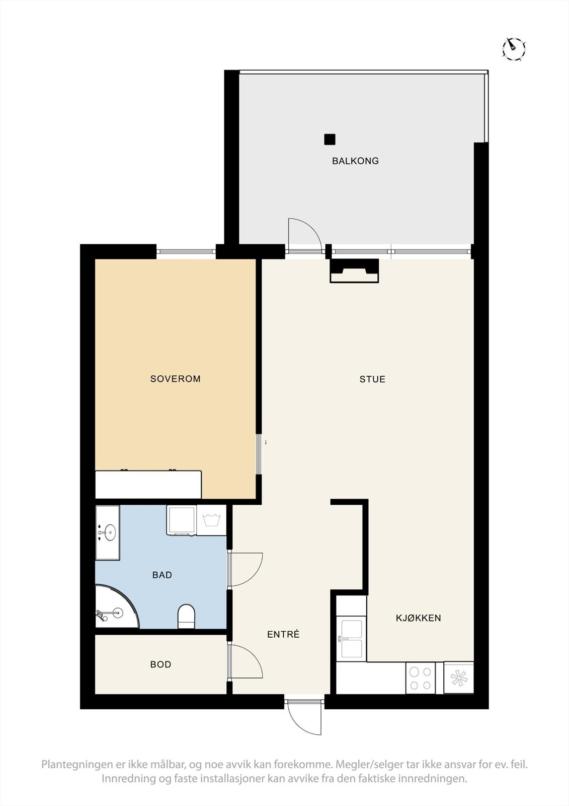 Plantegning 5.etasje. Galleribilde