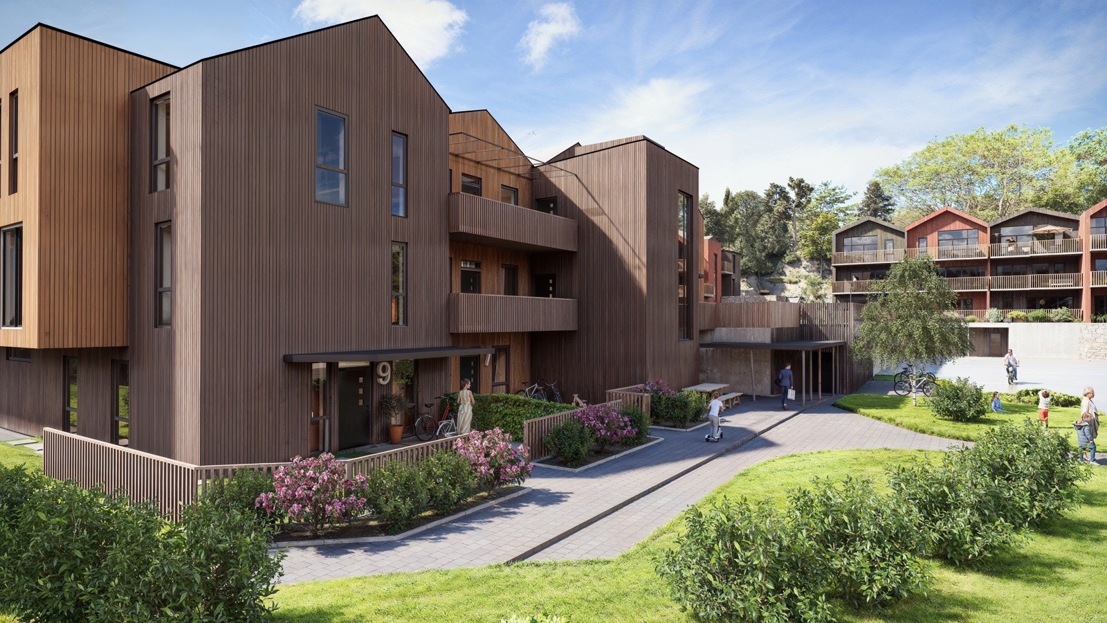 - God planløsning og gjennomgående god standard med bla. lekre fargevalg og kjøkken levert av Svane - Galleribilde