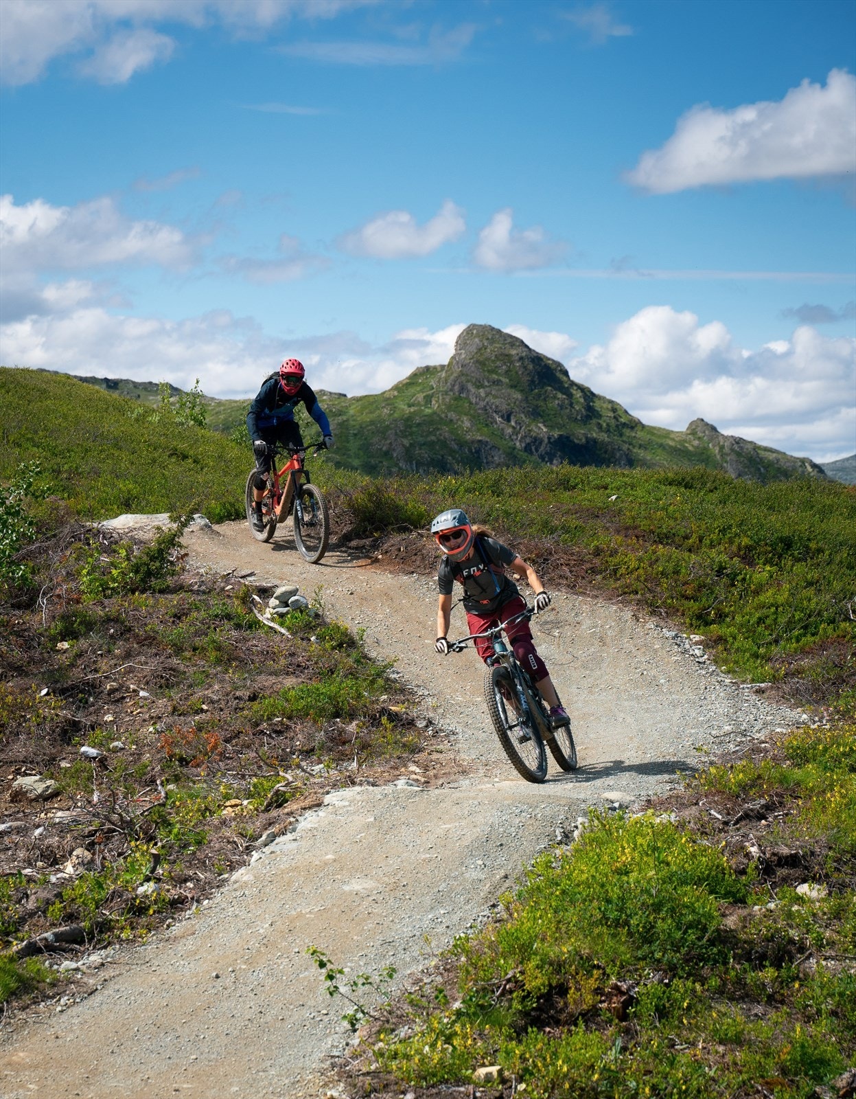 Bilde fra sentrumsstien i skisenteret. Foto: Lars Storheim. Galleribilde