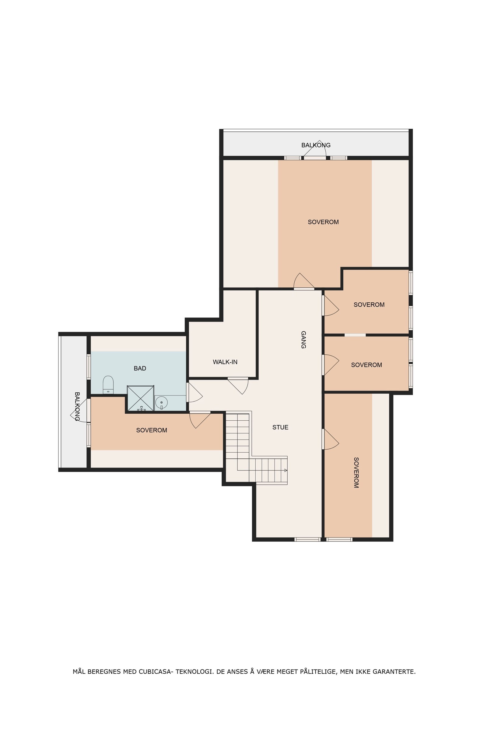 Plantegning 2.etasje Galleribilde