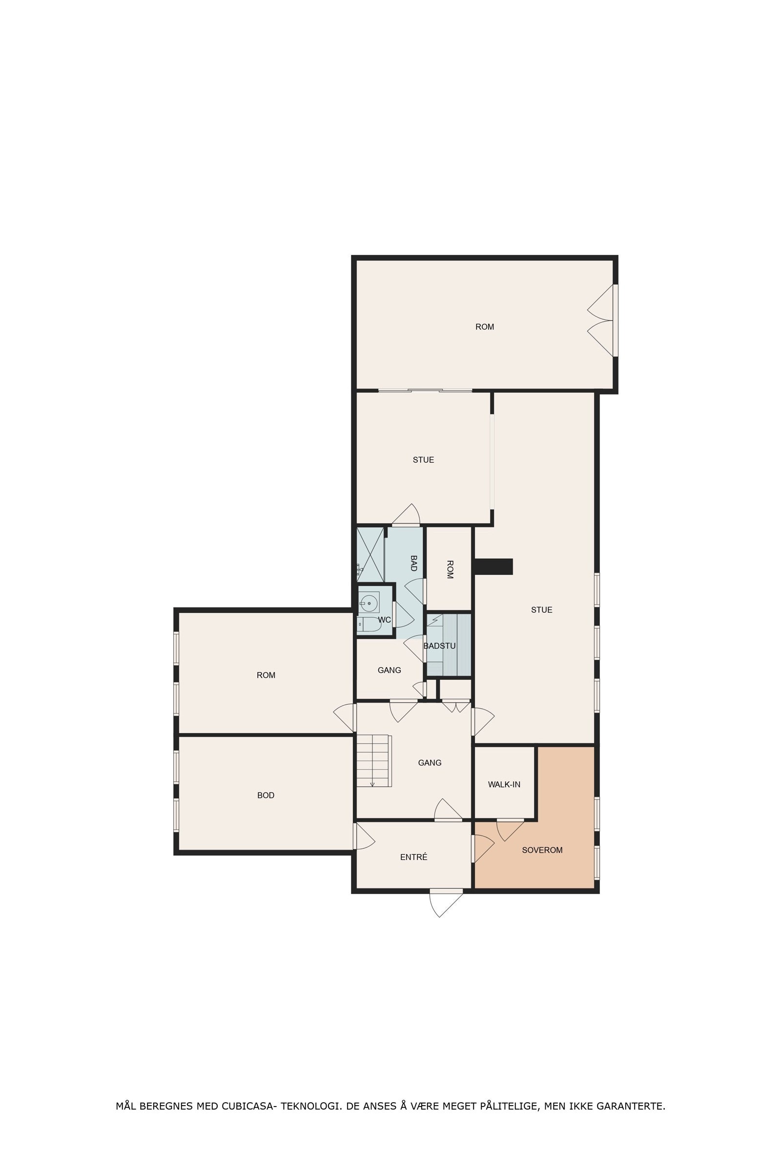 Plantegning kjeller Galleribilde